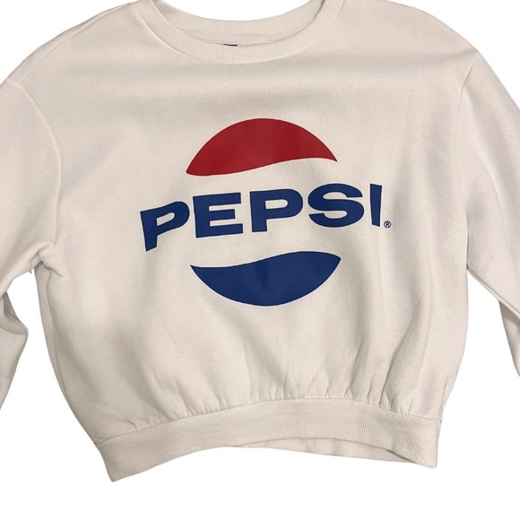 H&M Pepsi Logo Cropped Sweater - Picture 4 of 5